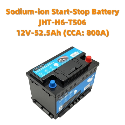 China Direct Supplier 800 CCA Stop Start Battery H6 12V 52.5Ah Sodium-ion Battery Pack